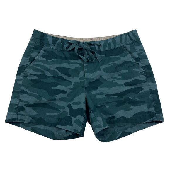 Gander Mountain Guide Series Outdoor Cotton Camo Print Shorts Women's Size 8 - Picture 1 of 5